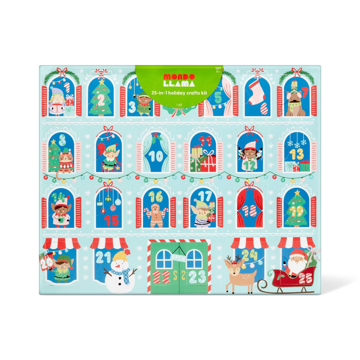 Christmas Advent Calendar Craft Box - Mondo Llama™ | Target