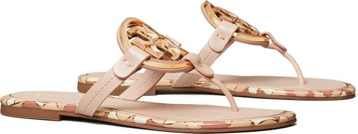 Miller Enamel Logo Sandal | Nordstrom