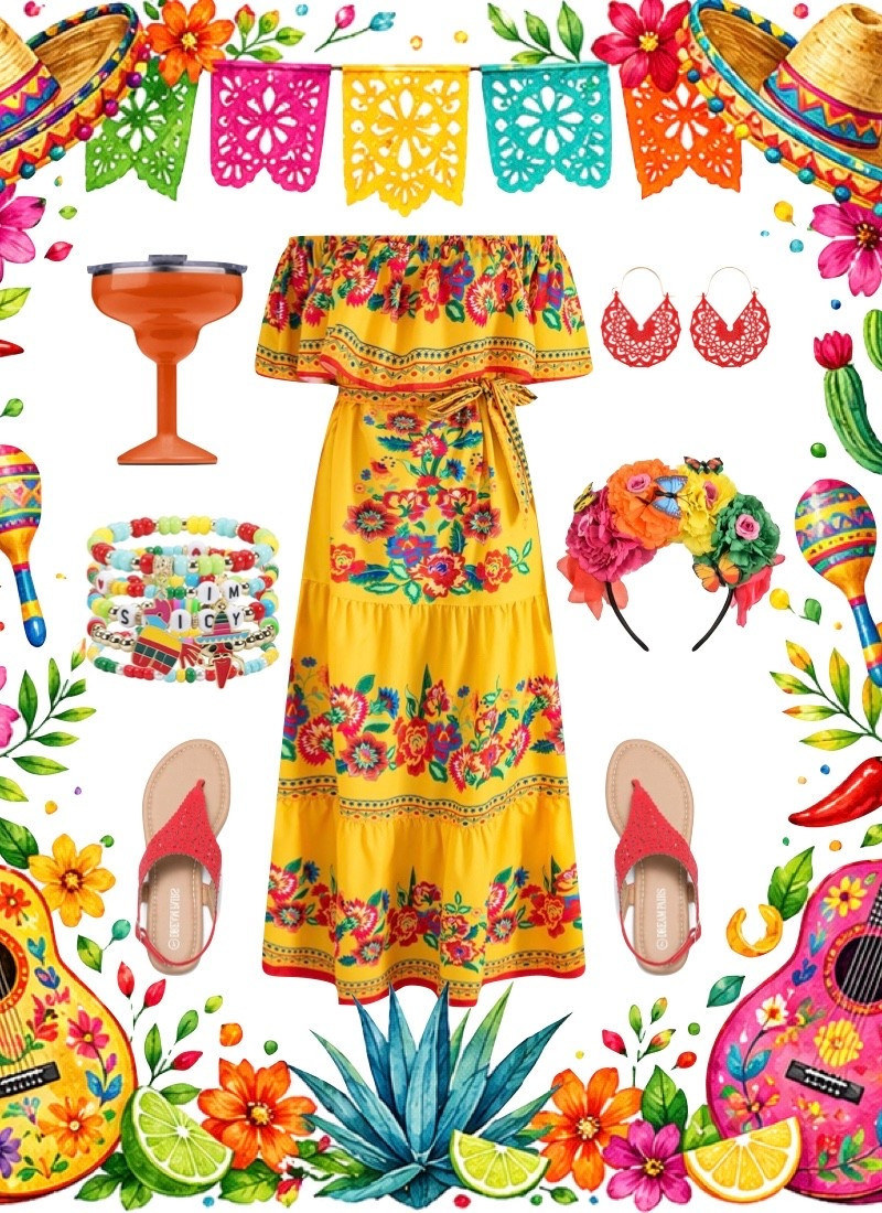 Taco about a party! Mexican dress / cinco de mayo dress / taco Tuesday / fiesta 

#LTKootd #LTKSeasonal #LTKSaleAlert