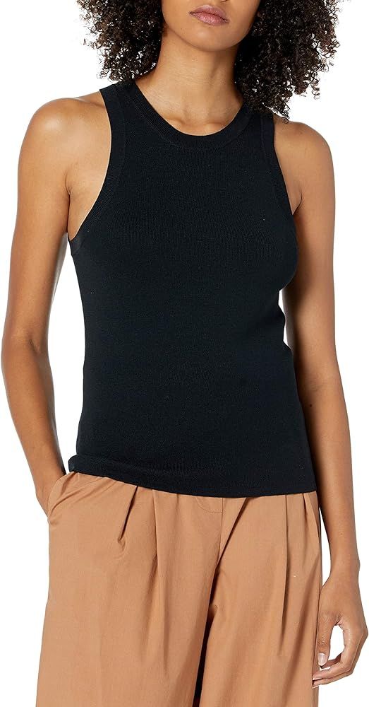 The Drop Women's Gina Fitted Sleeveless High-Neck Cut-In Sweater Tank | Amazon (US)