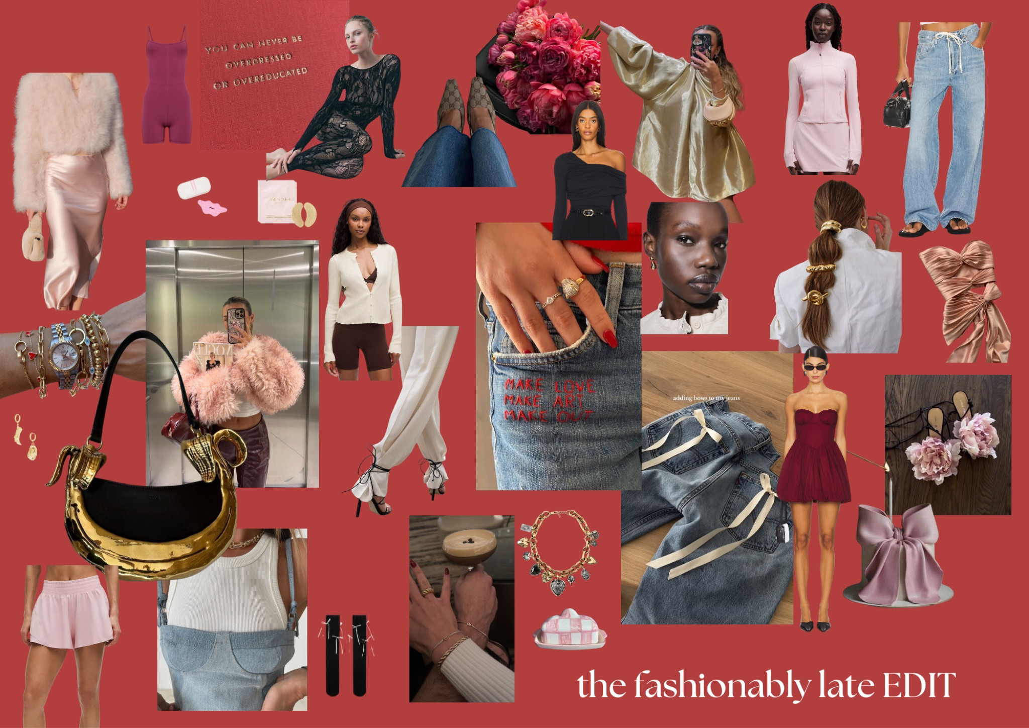 THE EDIT: Valentine’s Day Gifts and Fits For The Girlfriends, Gays, and Galentines 💗

Zara Items 

Earrings: 4736/086/303  1856/022/303 4736/005/303 
Necklace  4736/035/881
Sweater  3920/027/800
Lace Jumpsuit  1758/501/800
Bow Socks 1758/001/800
Pink Top  0264/177/620
Belt  1736/013/600

#LTKGiftGuide #LTKBeauty #LTKStyleTip