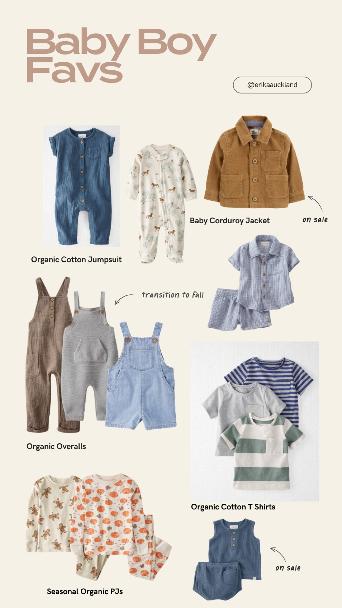 Favorite organic picks for baby boys!  A lot on sale as well  

#LTKKids #LTKBaby #LTKFallSale