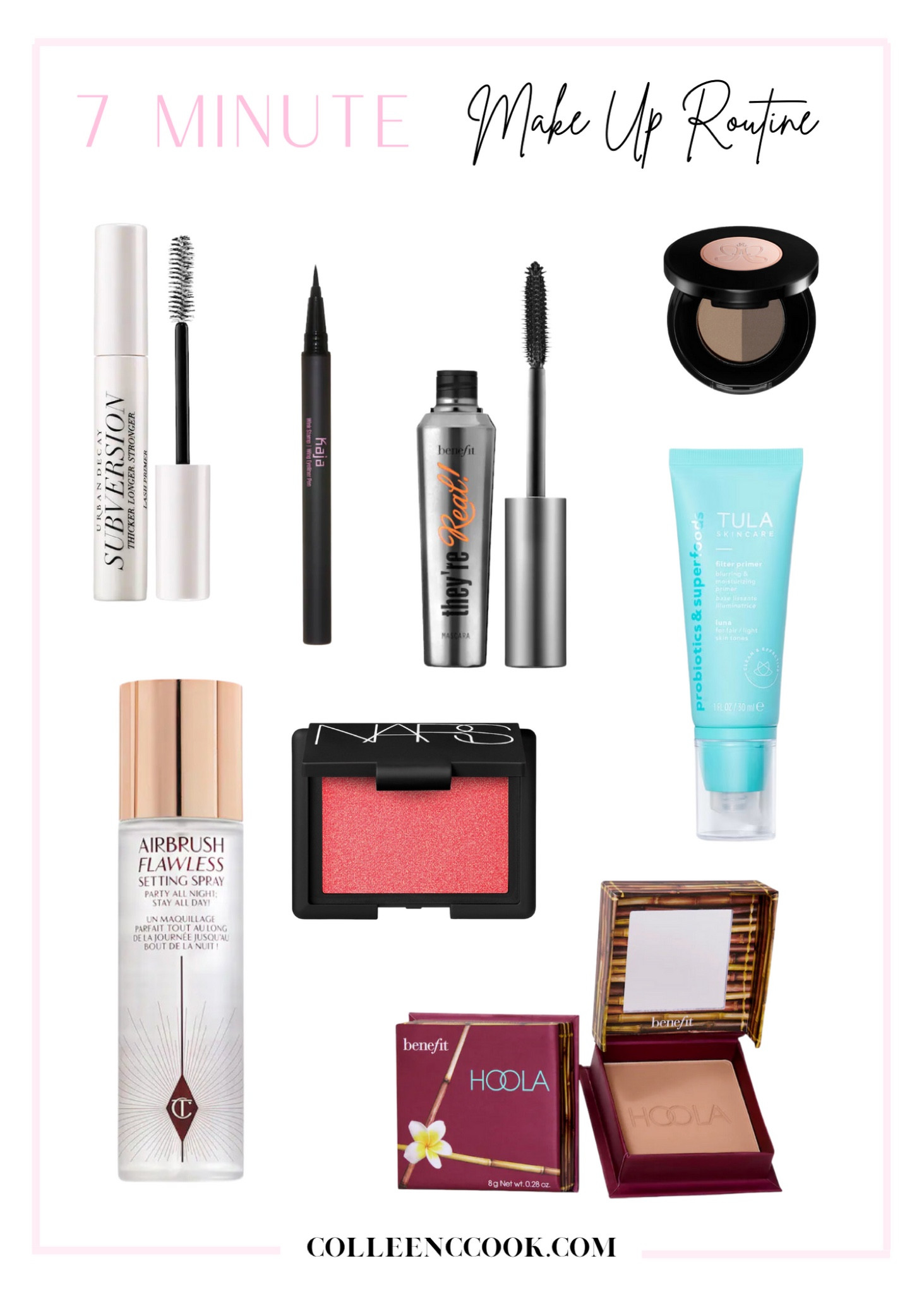 Everyday 7 minute make up routine / use code COLLEENCOOK for 15% off at Tula / Tula discount code 