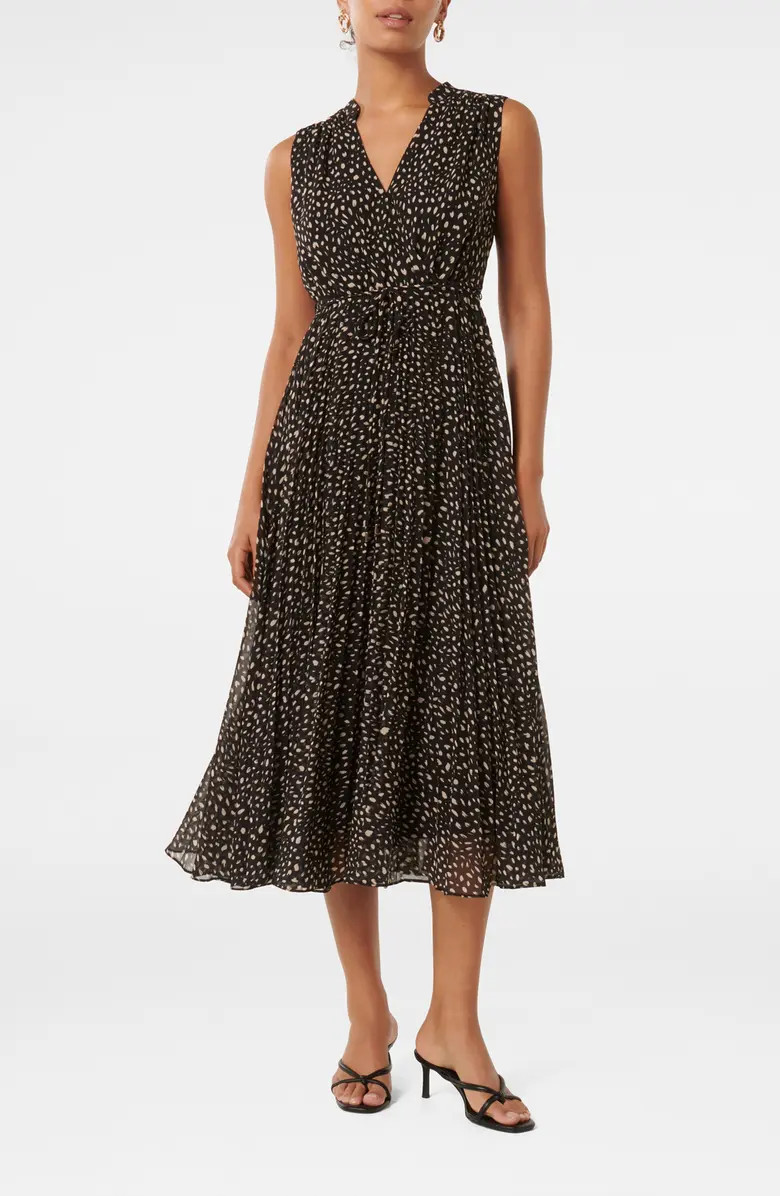 Barbara Pleated Faux Wrap Dress | Nordstrom