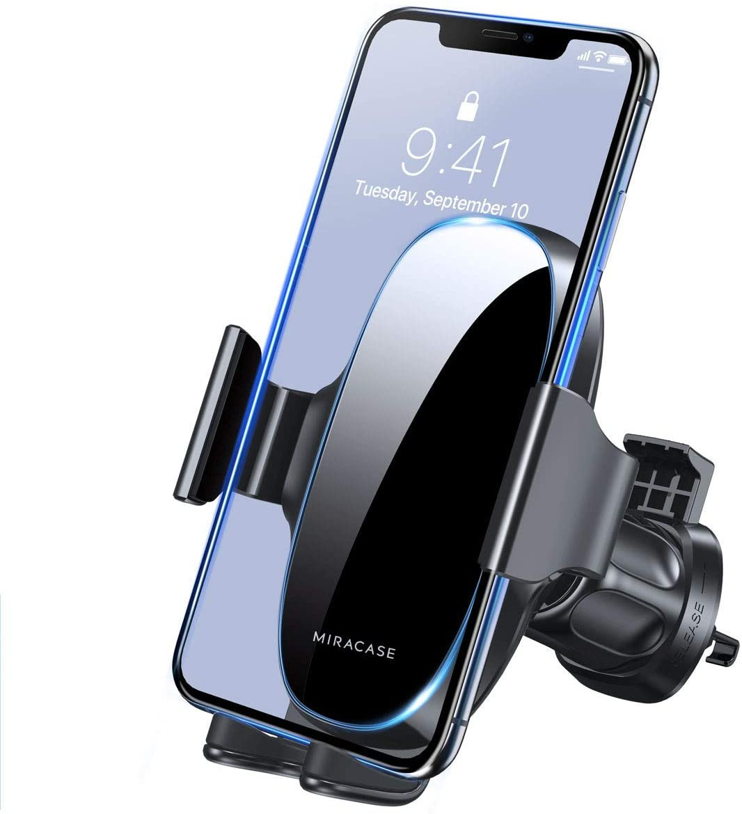 Miracase [Upgraded-2nd Generation Universal Phone Holder for Car, Air Vent Car Phone Holder Mount... | Amazon (US)