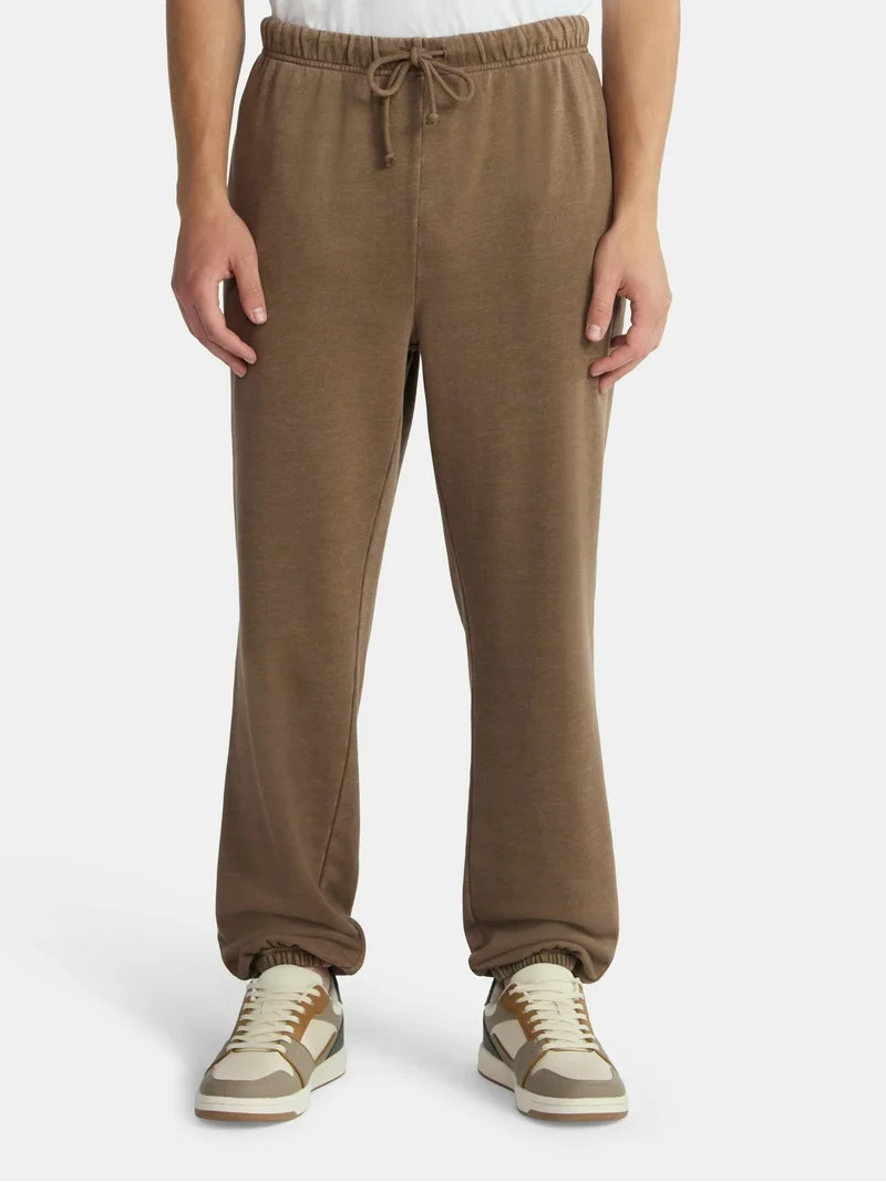 No Boundaries All Gender Soft Fleece Jogger Pants, 30" Inseam, Men's and Big Men's | Walmart (US)