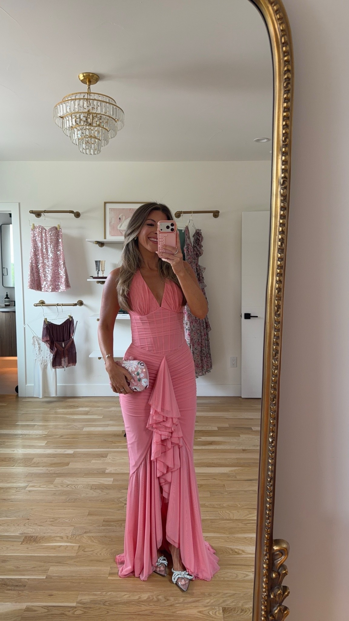 summer formal wedding coral-pink ruched mesh dress 💍🌸


electric picks code: emerson20
anthro: emerson20
vici code: emerson30

usually wearing a small/2


summer wedding guest dress, wedding guest dress, cocktail dress, formal event dress, black tie wedding guest dress, destination wedding guest dress

#LTKootd #LTKgrwm #LTKWedding