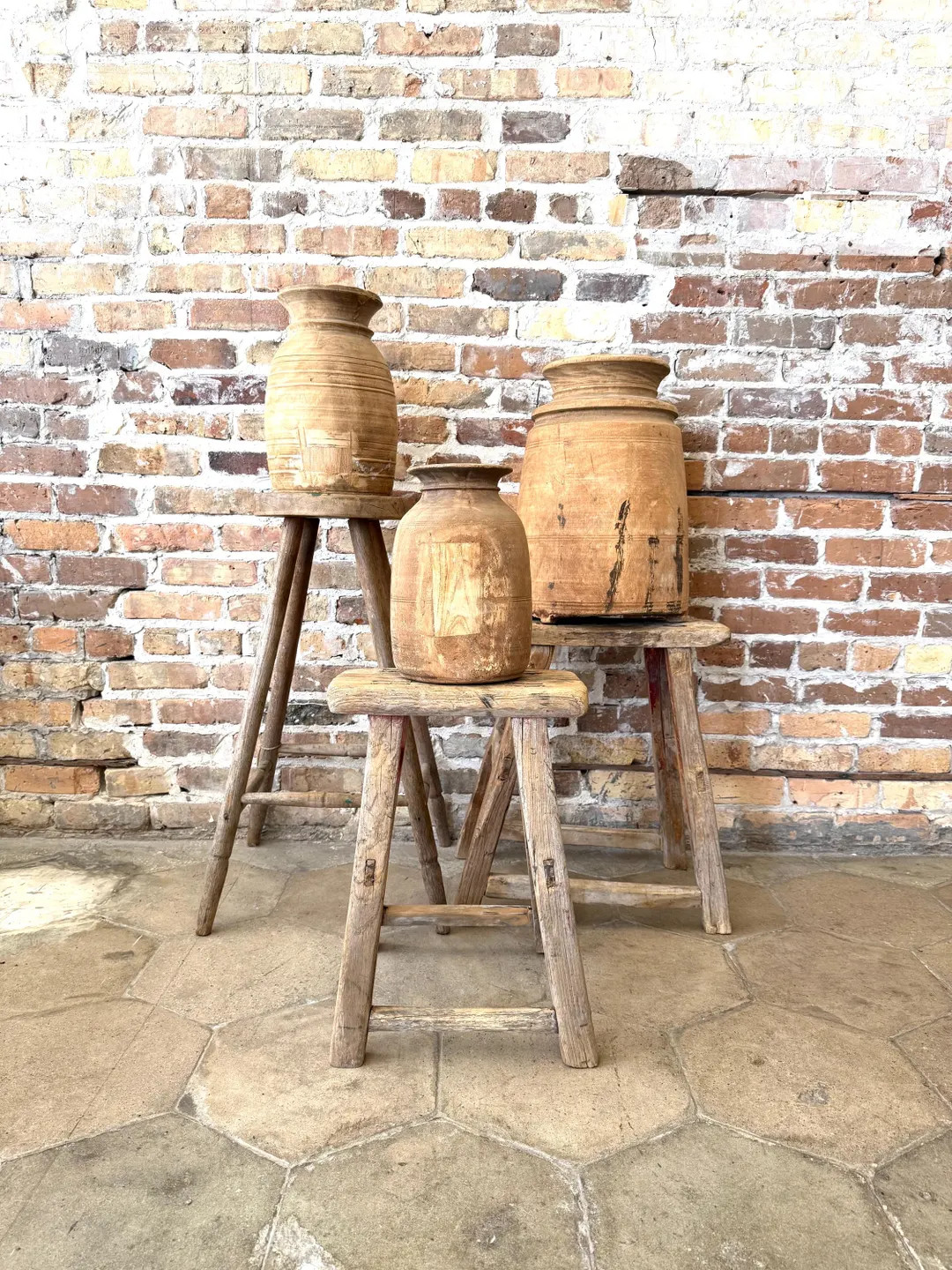 These stools are a best seller at our shop!!! The rustic aesthetic they bring to any space is pri... | Etsy (US)
