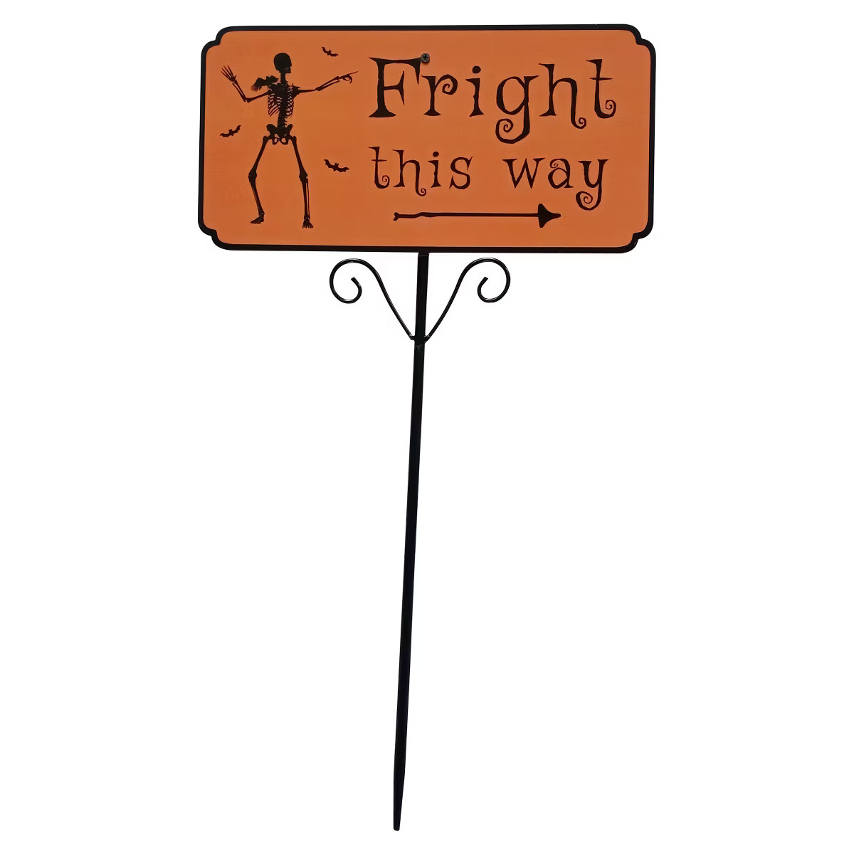 Northlight Fright This Way Outdoor Halloween Lawn Stake - 27.5" | Target