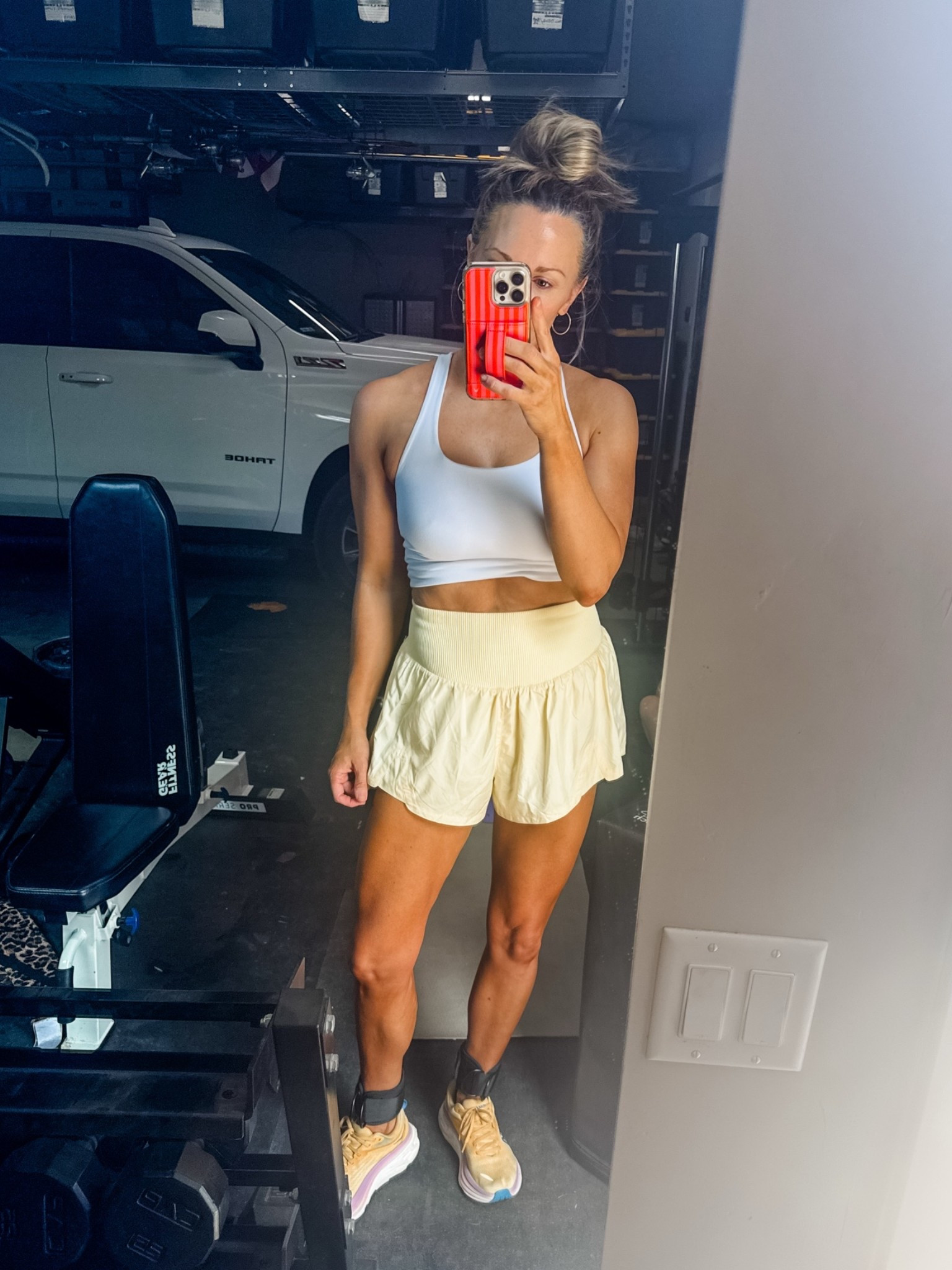 The cutest workout shorts from Free People! Wearing a medium

#LTKOver40 #LTKSaleAlert