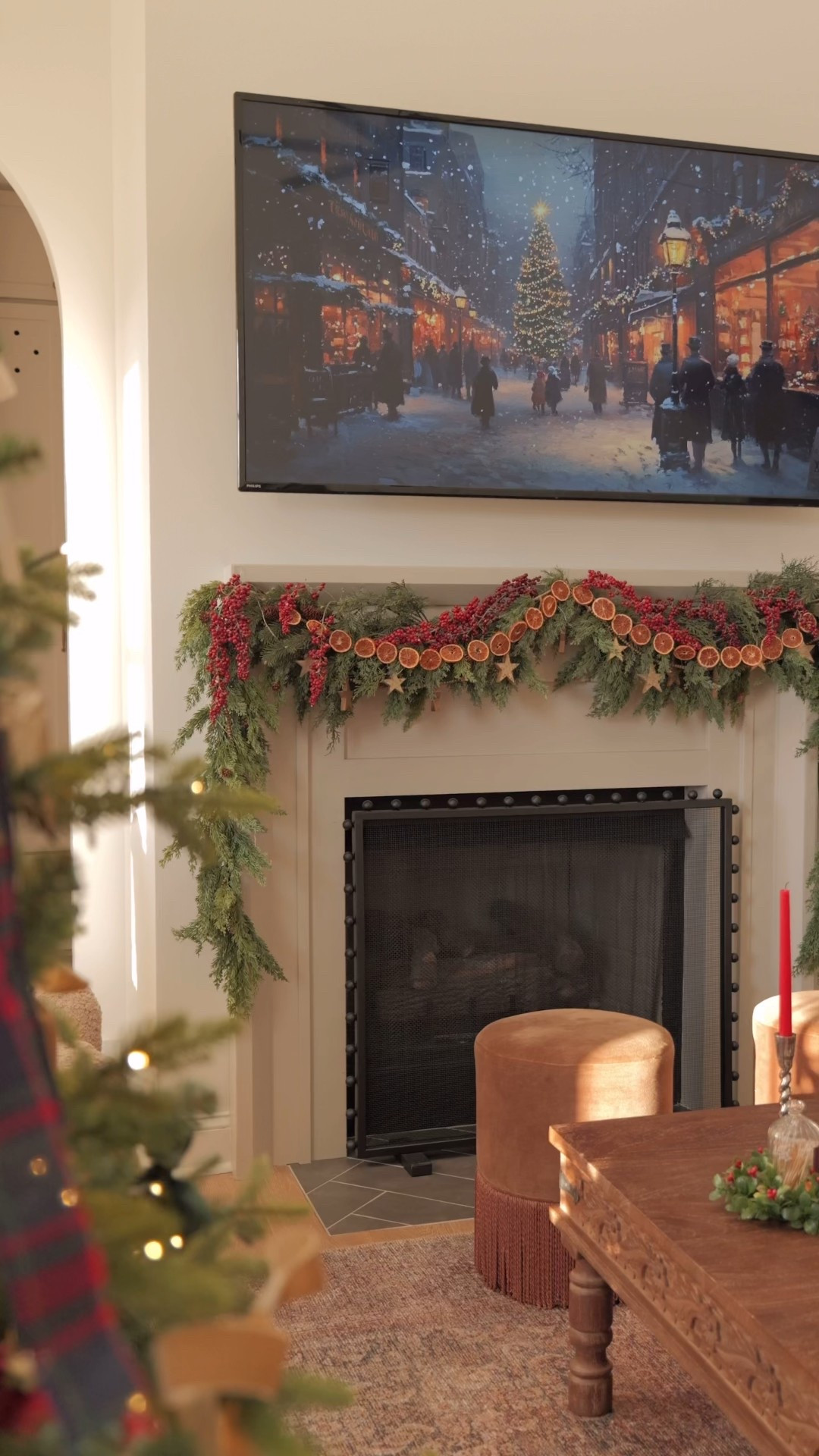 Creating a traditional Christmas one space at a time. 

Linking what I am able to! The Star Garland is from Hobby Lobby. 

#LTKHome #LTKSeasonal #LTKHoliday