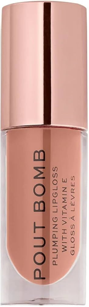 Revolution Beauty, Pout Bomb Plumping Lip Gloss, High Shine, Rich Glossy Pigment, Infused with Vi... | Amazon (US)