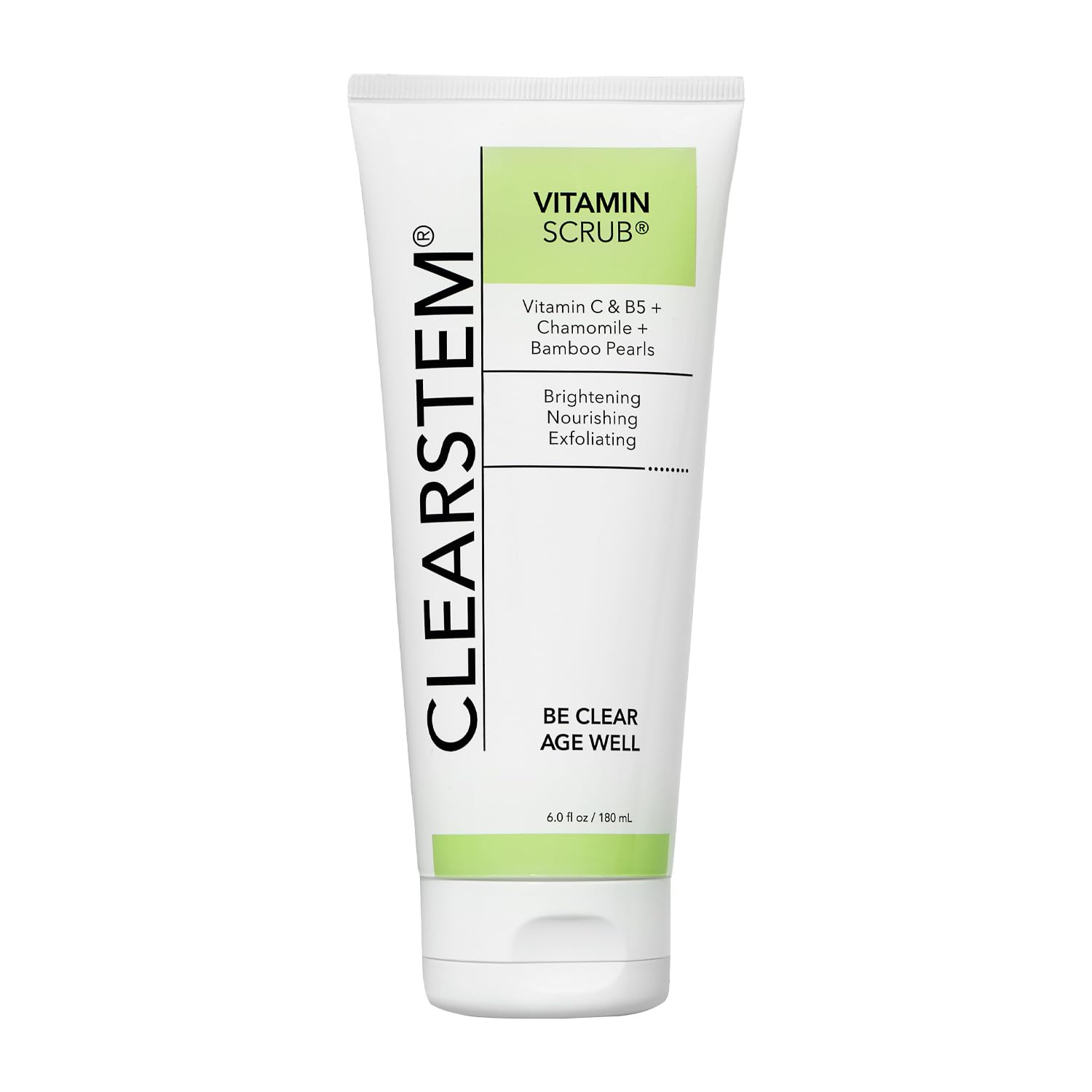 CLEARSTEM - VITAMINSCRUB - Vegan Antioxidant-Infused Scrub Cleanser - Exfoliating Face Wash + Bod... | Amazon (US)