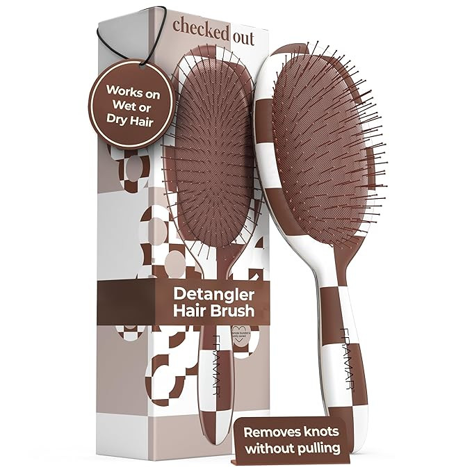 FRAMAR Hair Brush Detangler – Wet Hair Brushes For Women, Womens Hair Brush, Hair Accessories, ... | Amazon (US)