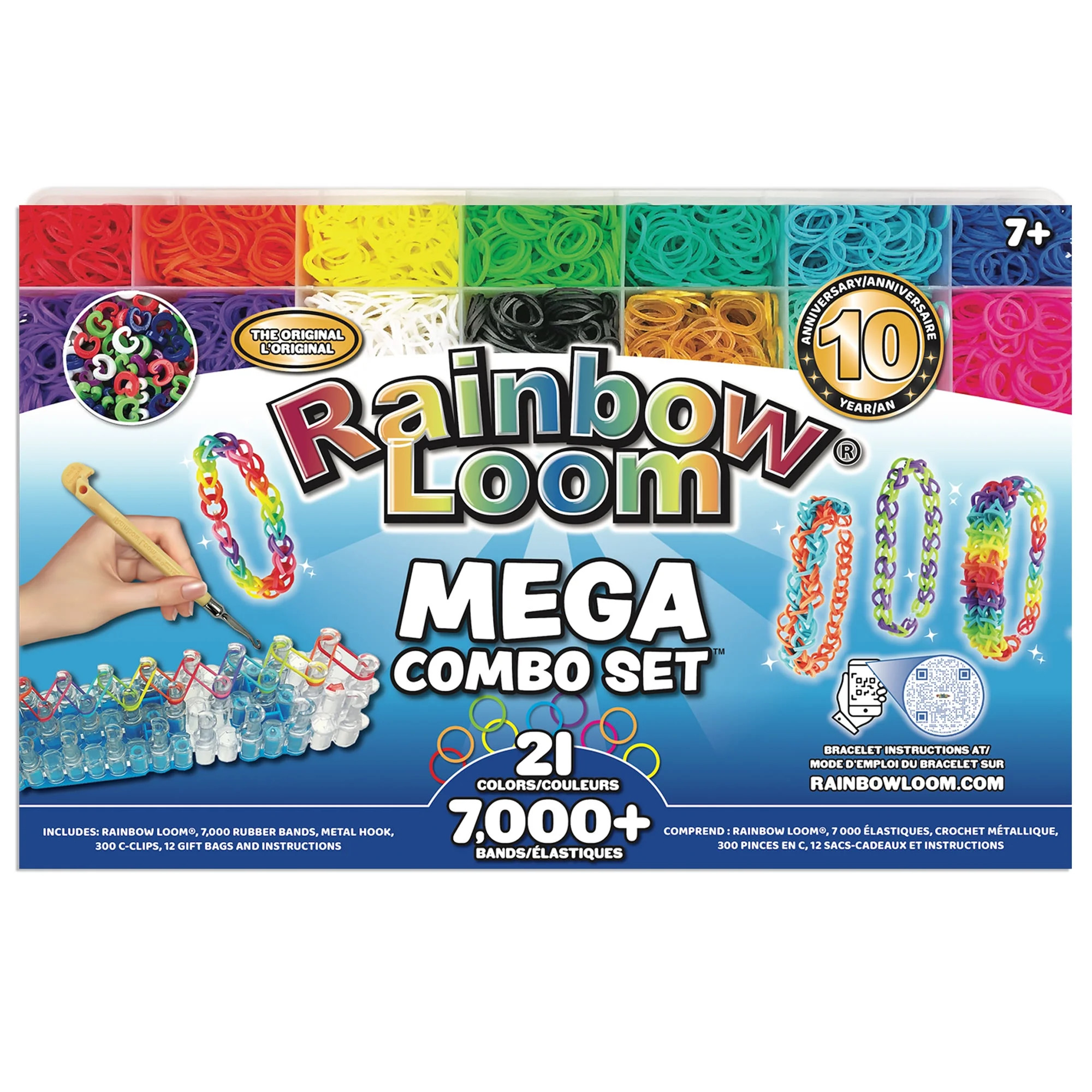 Friendship Bracelet Making Kit MEGA Combo Craft Set - 7,000 Pieces | Walmart (US)