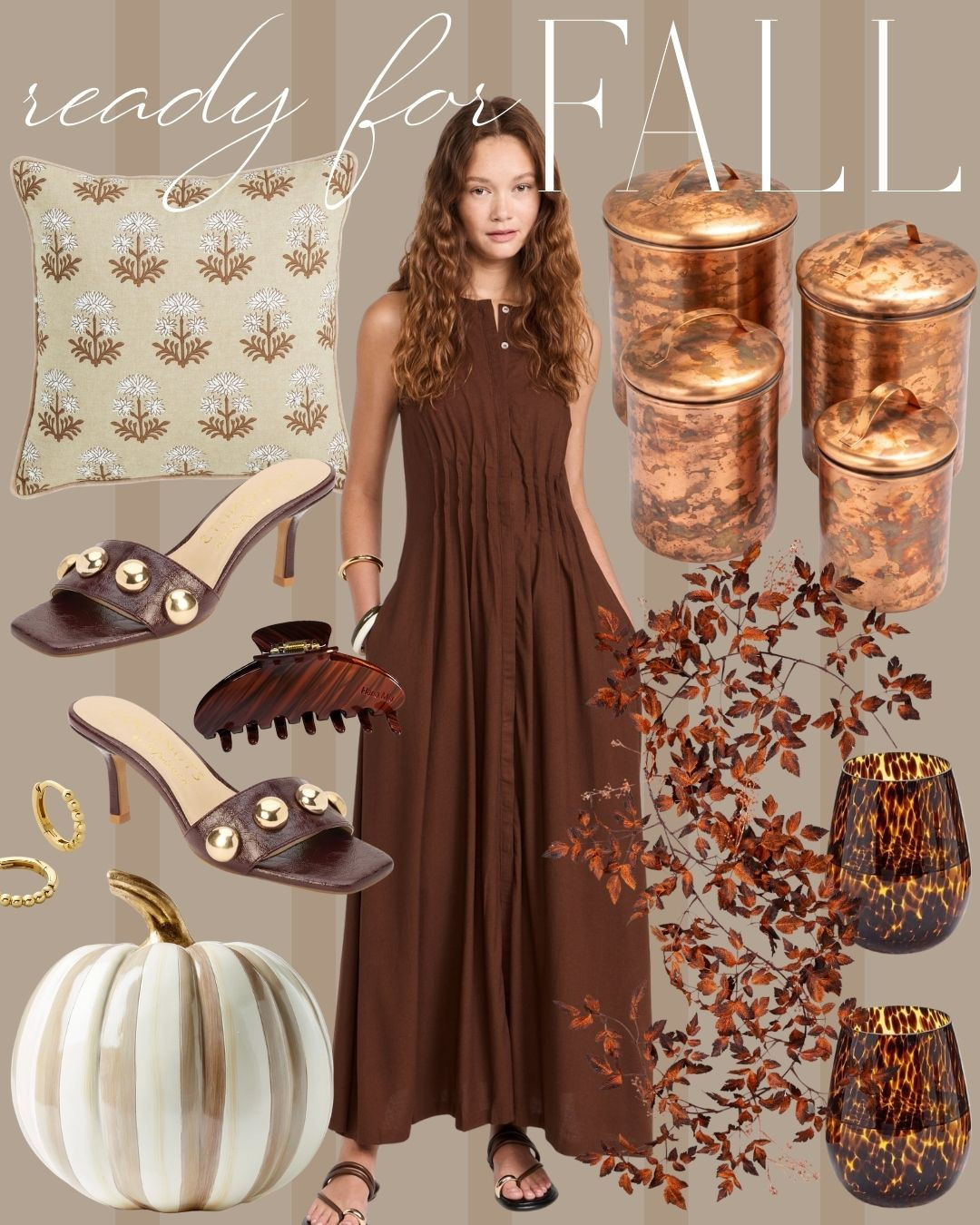 fall home decor | cozy fall style | autumn entertaining | preppy fall fashion | classic fall accents | warm neutral home decor | tortoise shell decor | seasonal home styling #homedecor #falldecor 

 #LTKSeasonal #LTKHome #LTKStyleTip