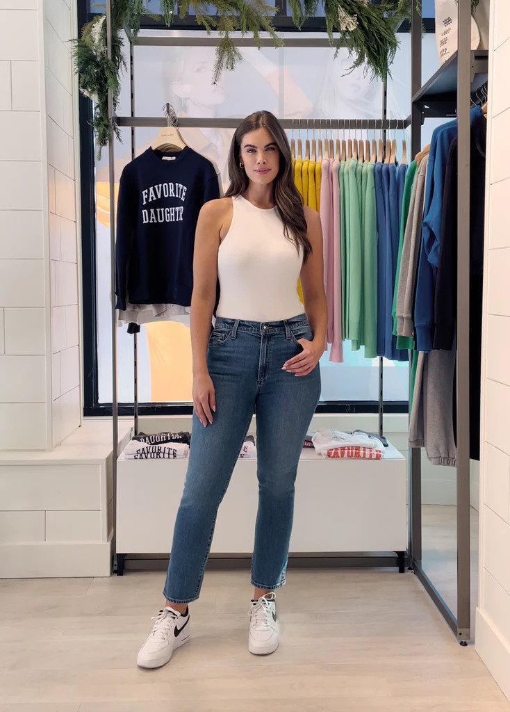 THE ERIN HIGH RISE SLIM STRAIGHT | Favorite Daughter
