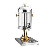 2 Gallon 8L Beverage Dispenser With Ice Container Fruit Infuser Stand Spigot Round Beverage Machine  | Amazon (US)