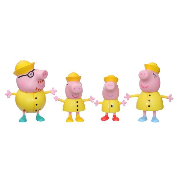 Peppa Pig Peppa's Family Rainy Day 4pk | Target