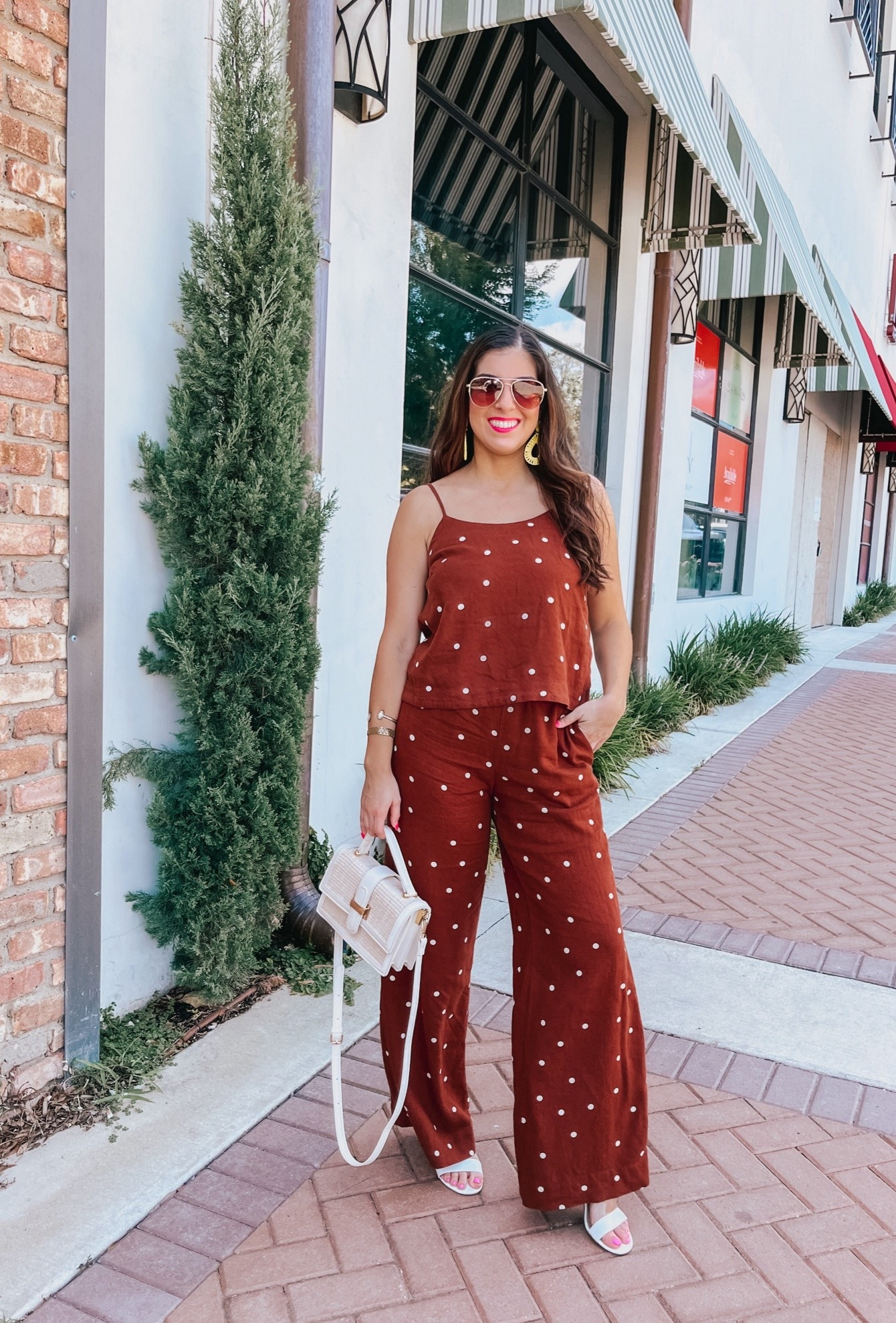 Super cute Polka Dot Set 🤎 Comes in a tank top version and shorts also from Target Style!

#LTKTravel #LTKootd #LTKSeasonal