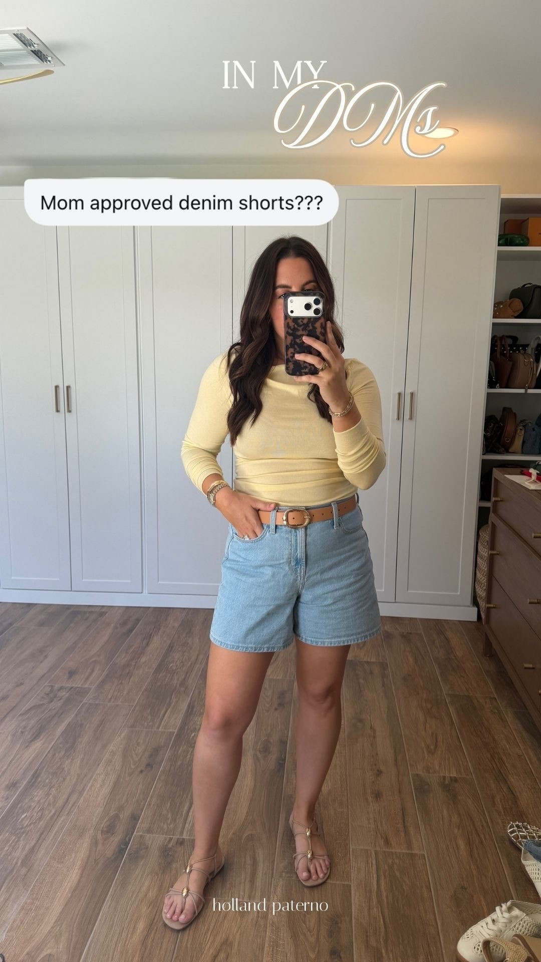 Denim shorts I LOVE! 