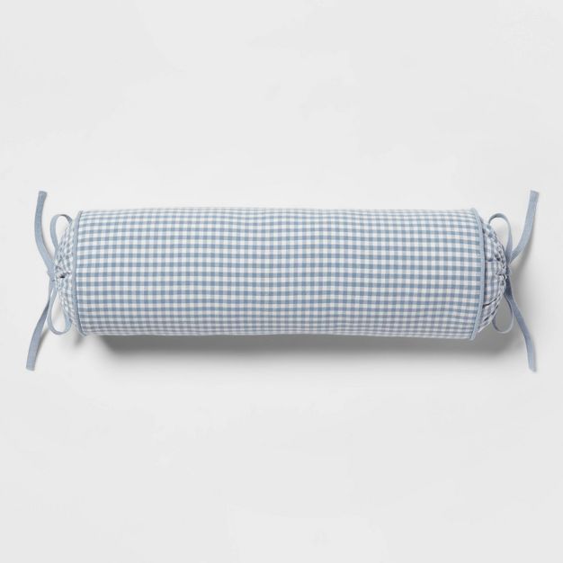 Woven Gingham Bolster Throw Pillow - Threshold™ | Target