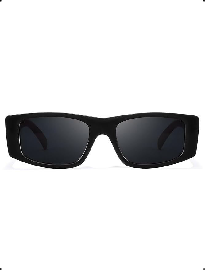 IGnaef Trendy Rectangle Sunglasses for Women Men Retro Fashion Sunnies Y2k Glasses IF229461 | Amazon (US)