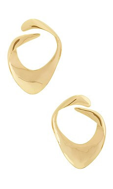 Cult Gaia Lola Earring in Shiny Brass from Revolve.com | Revolve Clothing (Global)