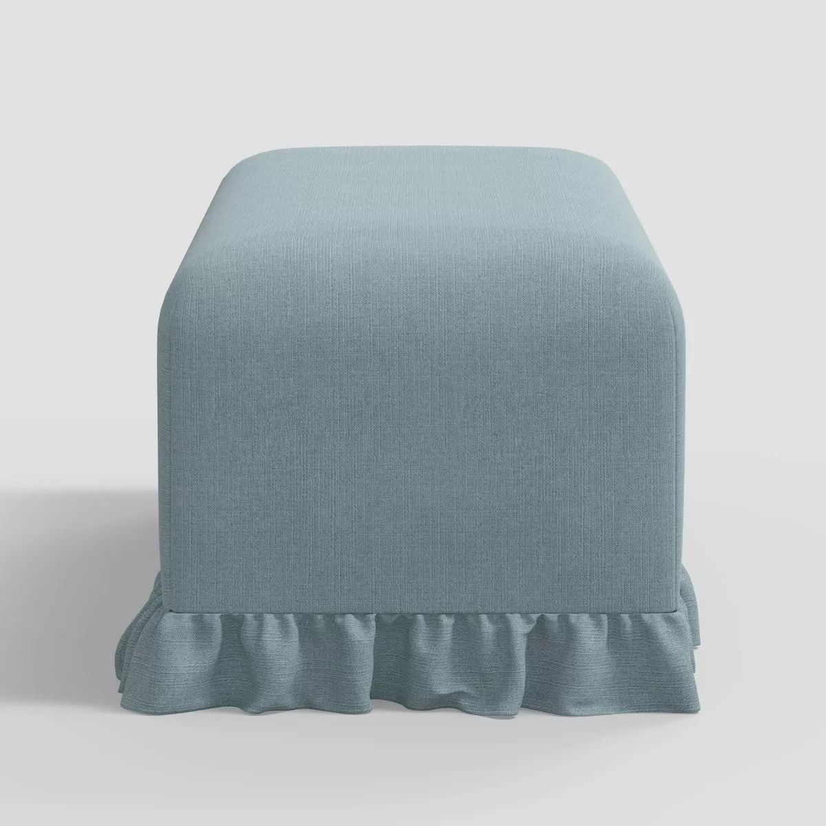Ruffle Slipcover Dining Bench in Linen Seaglass - Threshold™ designed with Studio McGee | Target