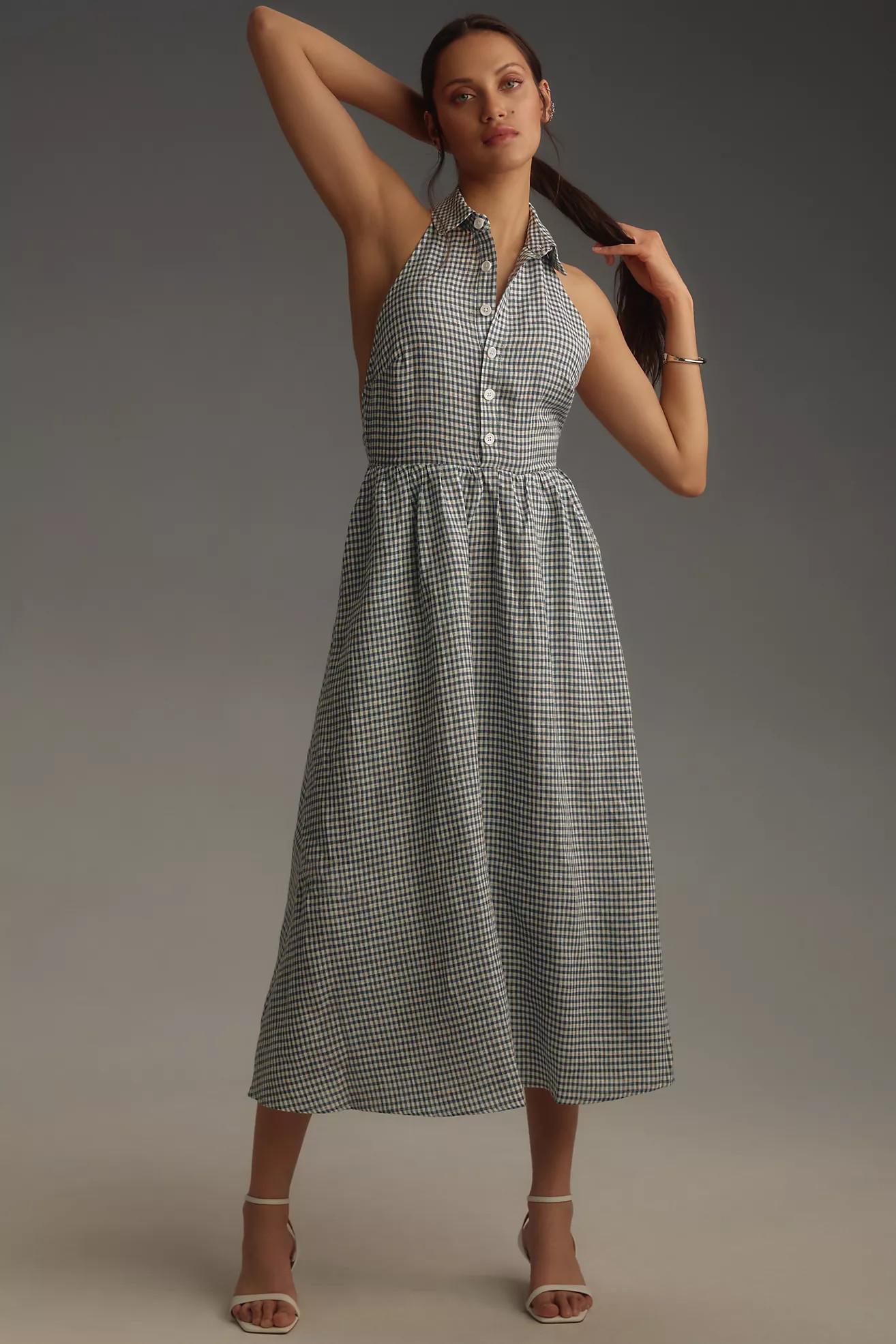 Reformation Tace Linen Dress | Anthropologie (US)