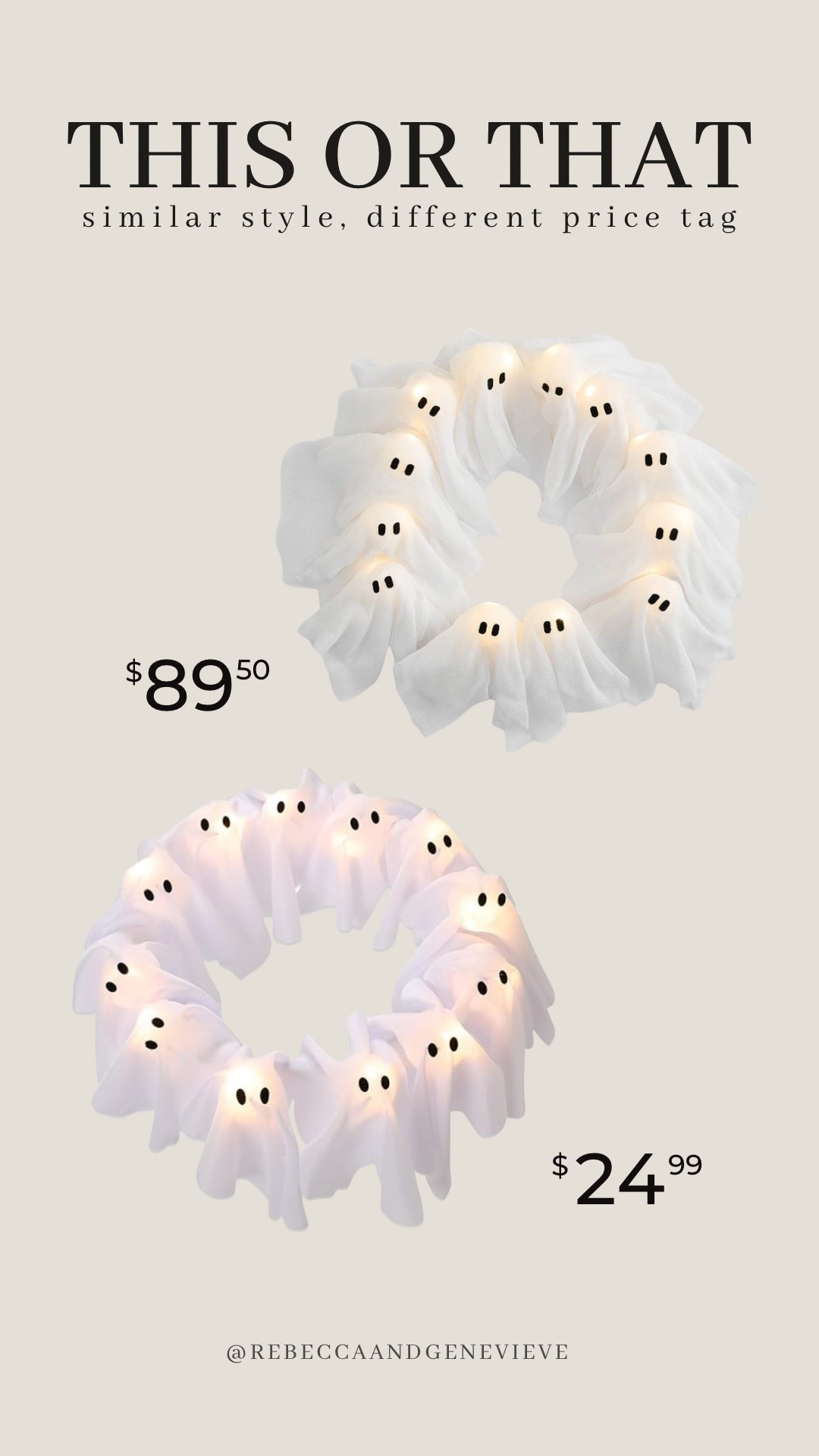 Would you save or splurge?
-
Halloween wreath. Dupes. Halloween decor

#LTKFindsUnder50 #LTKHome #LTKSeasonal