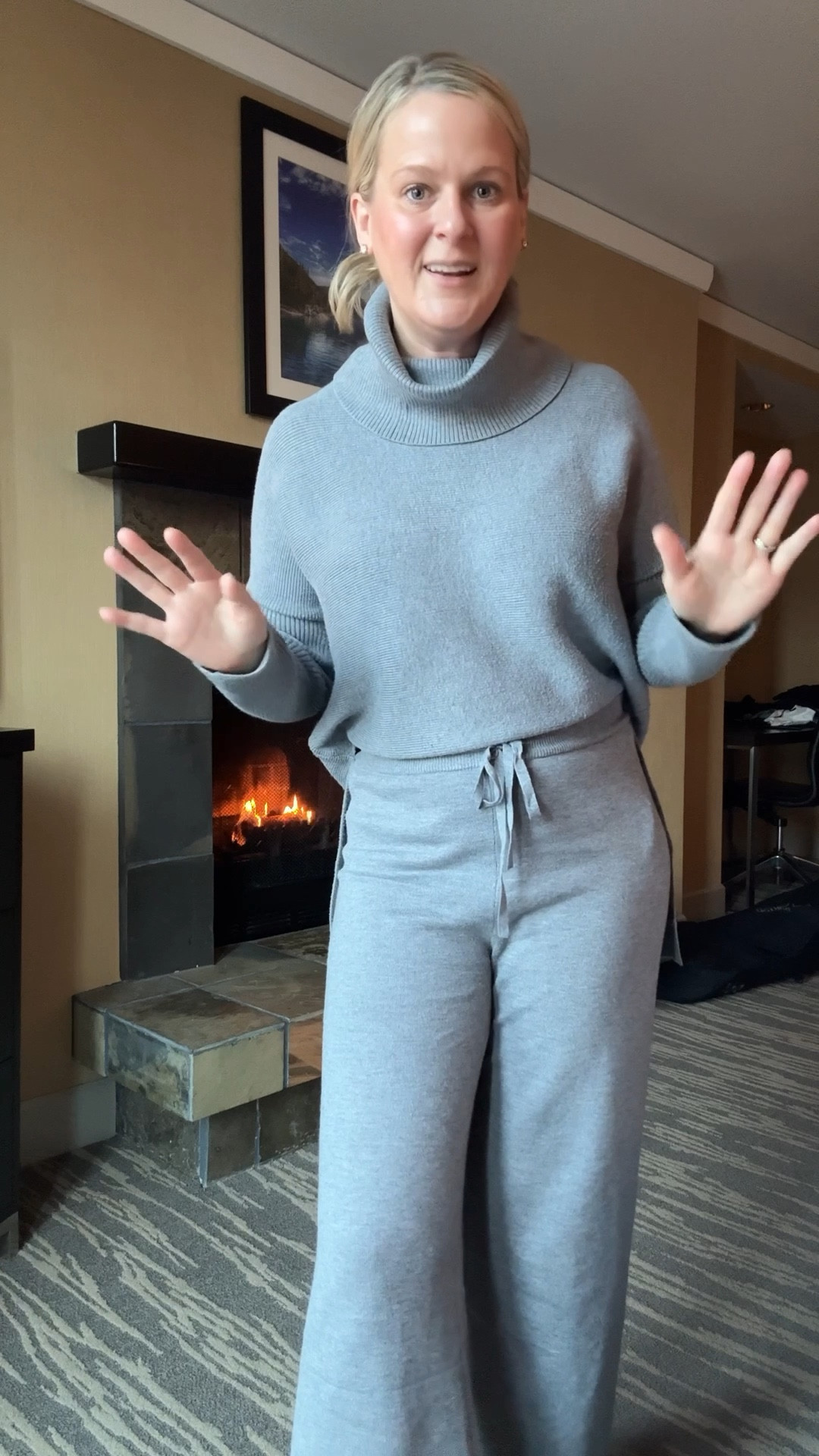 Winter outfit for lounging around! I’ve also worn this turtleneck with leggings! Perfect lounge set you can mix and match with other pieces in your closet! 

Loungewear, Amazon set, Amazon style, Amazon winter outfits, Amazon finds, gray turtlenecks, comfy outfits, casual outfits

#LTKOver40 #LTKWatchNow #LTKStyleTip