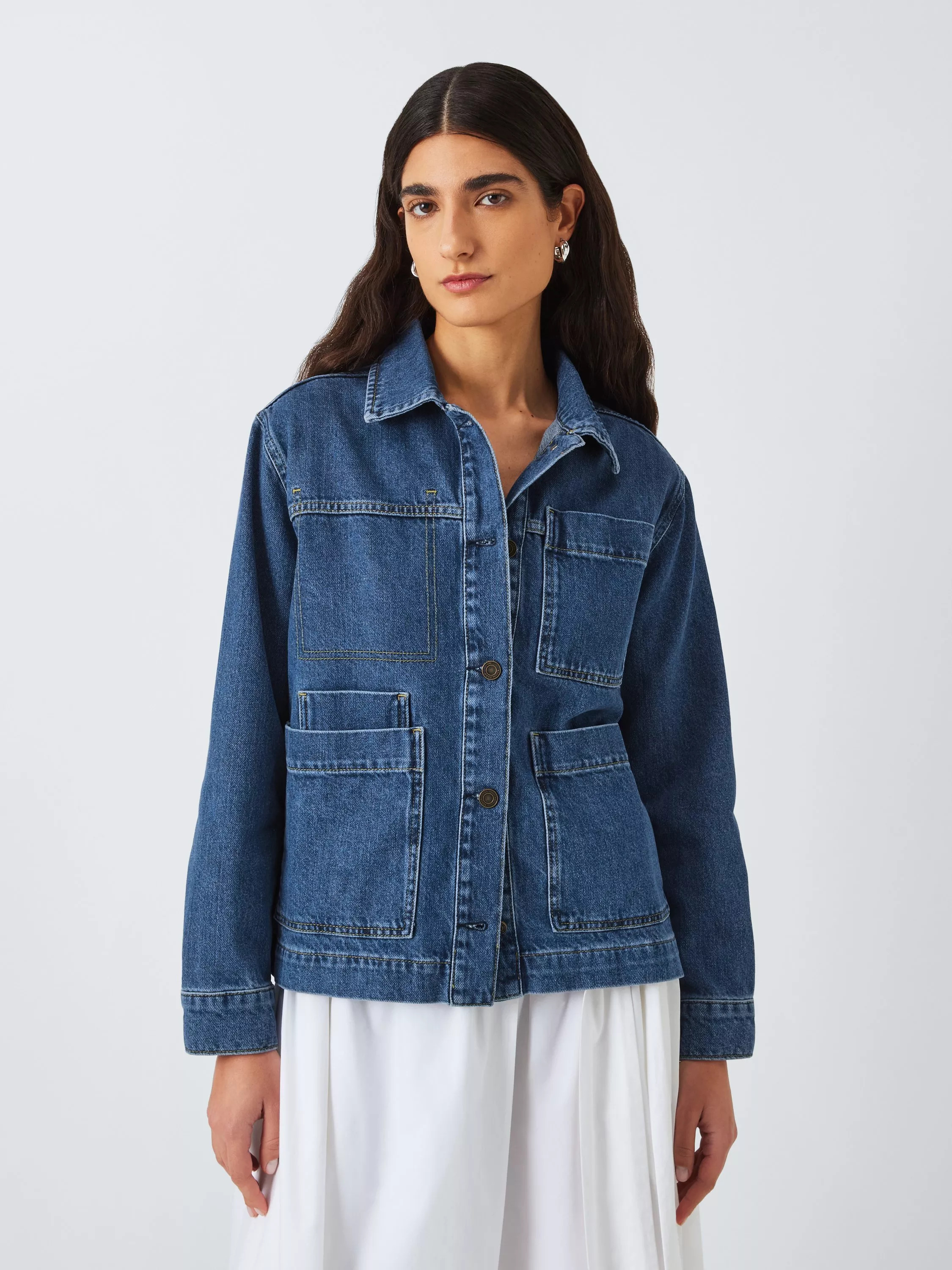 John LewisDenim Jacket, Blue | John Lewis (UK)