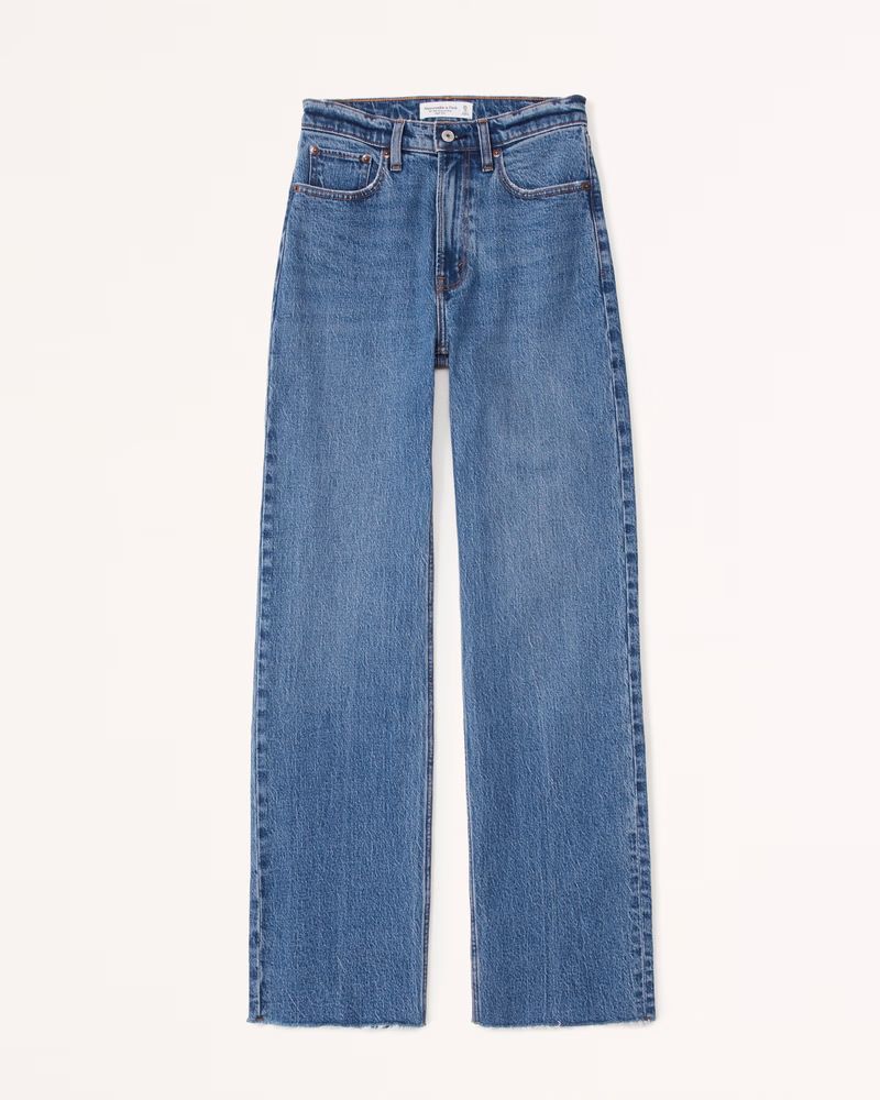 Women's High Rise 90s Relaxed Jean | Women's 20% Off Select Styles | Abercrombie.com | Abercrombie & Fitch (US)