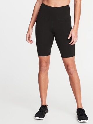 High-Waisted Elevate Compression Bermuda Shorts For Women - 8-Inch Inseam | Old Navy (US)
