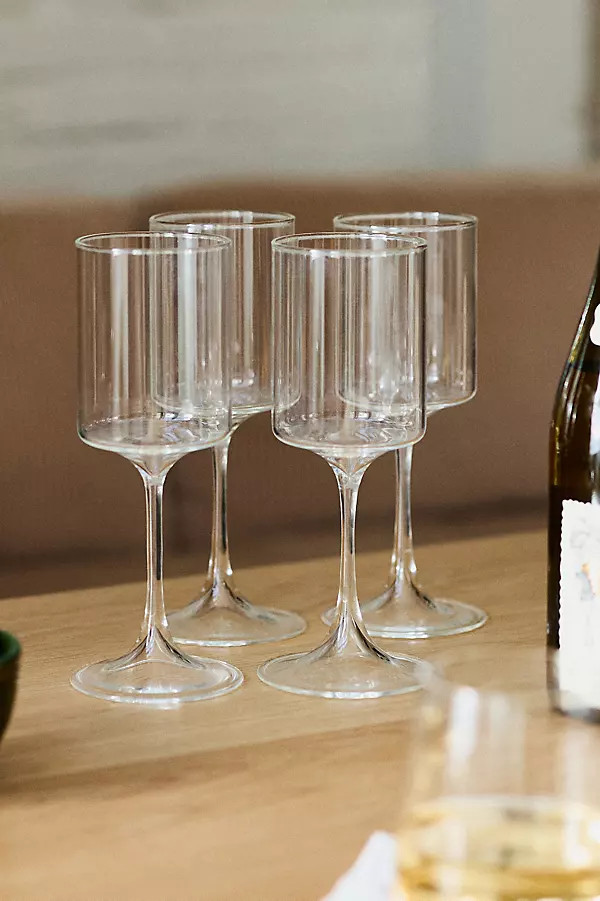 Morgan Wine Glasses, Set of 4 | Anthropologie (US)