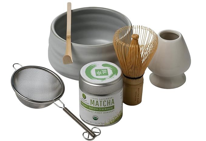 Dr. Weil Matcha Kari - Complete Matcha Tea Set - White - Japanese Ceremonial Organic Matcha with ... | Amazon (US)