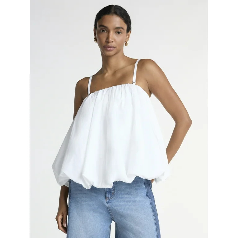 Scoop Women’s Bubble Hem Tube Top, Sizes XS-XXL - Walmart.com | Walmart (US)