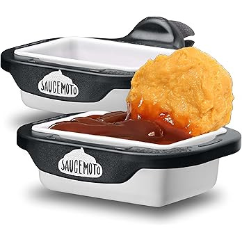 Saucemoto Dip Clip | An in-car sauce holder for ketchup and dipping sauces. As seen on Shark Tank... | Amazon (US)
