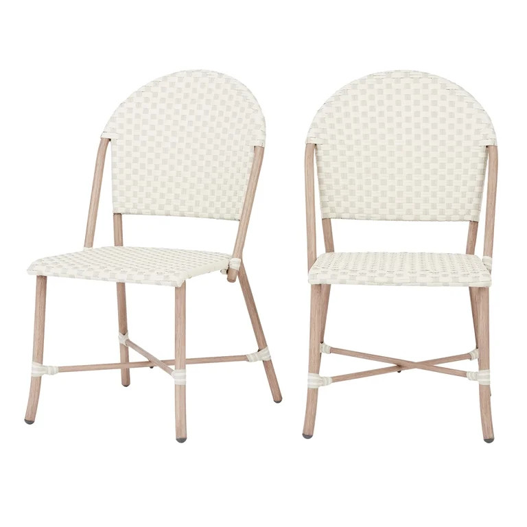 Better Homes & Gardens Parisian Armless Chair, Multiple Colors, Set of 2 - Walmart.com | Walmart (US)