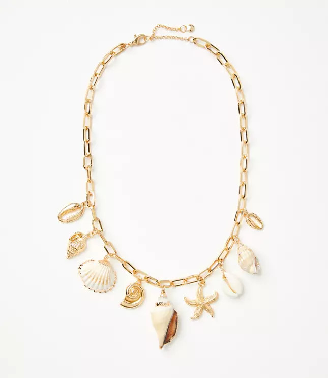 Shell Charm Necklace | LOFT
