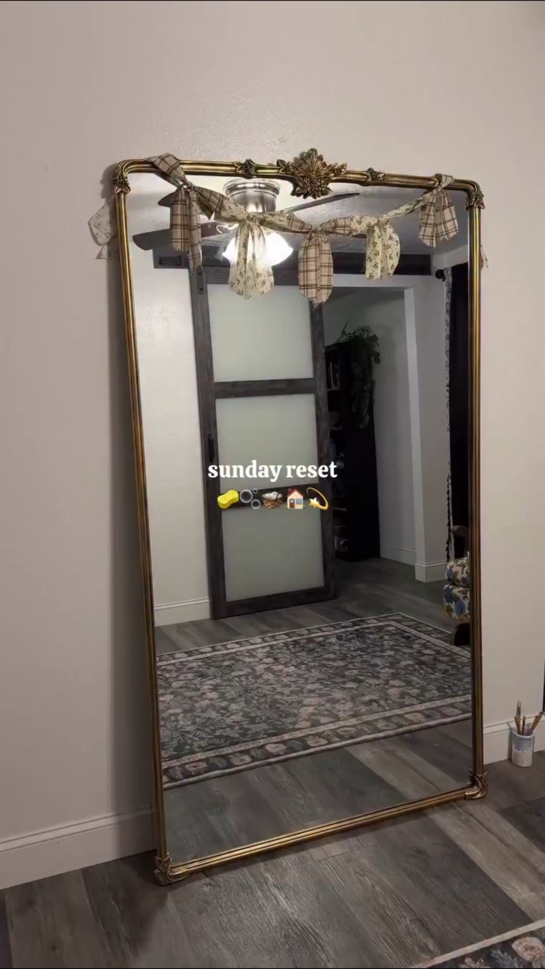 Sunday reset ❤️❤️ wearing a large in the pjs. They’re Joyspun from Walmart, this print is just out of stock but linked some others :) 

#LTKvlog #LTKHome #LTKdayinmylife