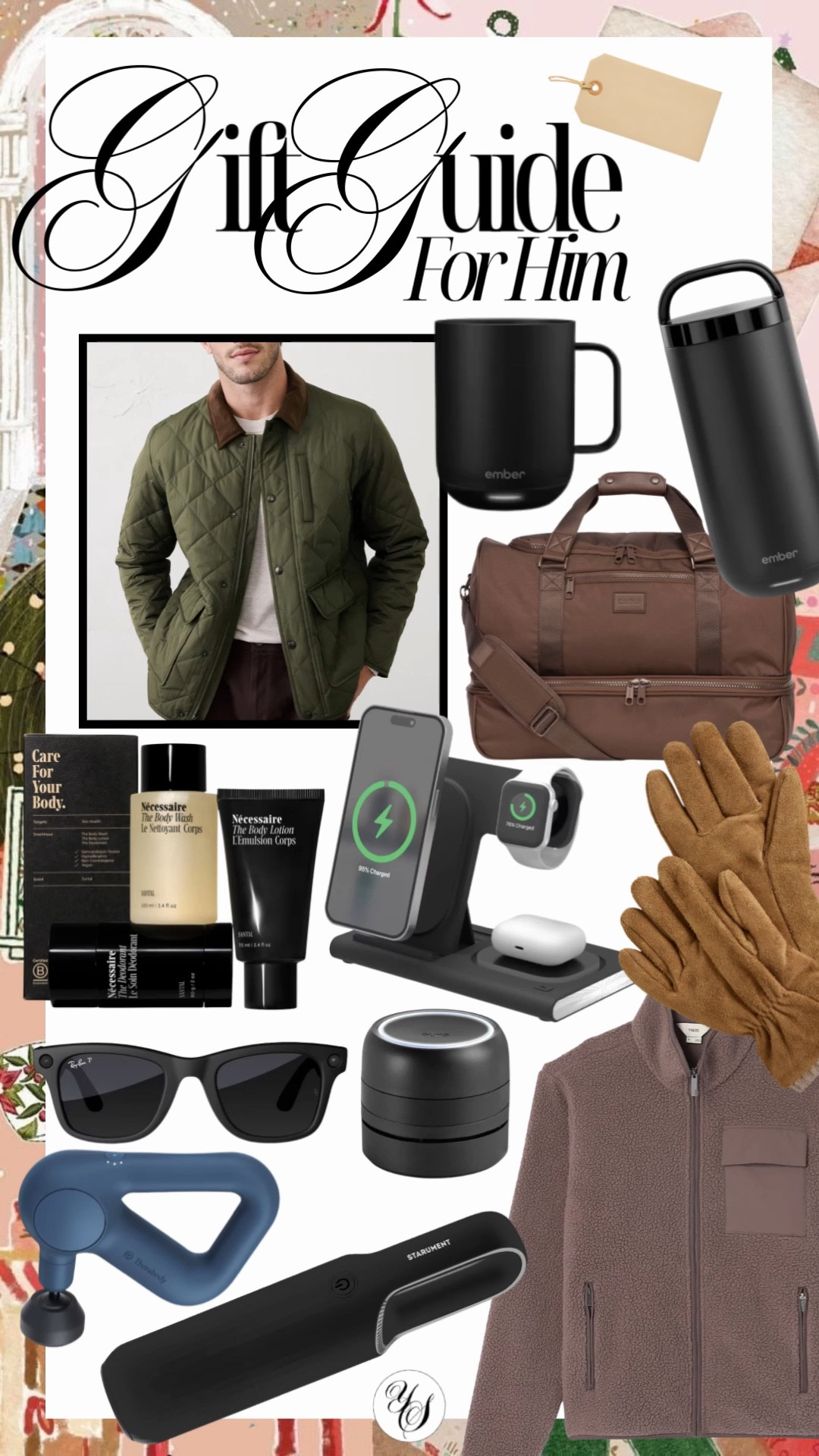Gifts for men!! All approved by my husband!! 


gift guide, gift ideas, gifts for men, men’s clothes, men’s jacket, skincare, workwear, sneakers, Christmas shopping, wishlist, Anthropologie, Nordstrom, j crew, old money style, winter style, Stocking stuffers, ray bans, sunglasses, charging station, calpak, travel, travel bag, duffel bag, carry on bag, pura, ember coffee warmer

#LTKMens #LTKFindsUnder100 #LTKGiftGuide