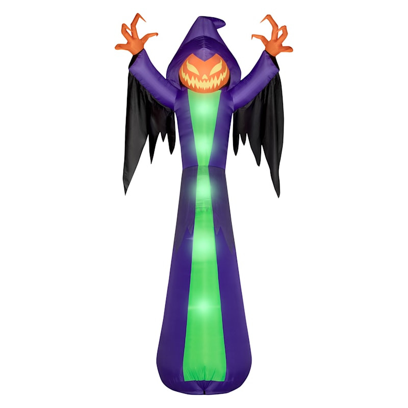 Inflatable Halloween Pumpkin Reaper, 18' | At Home
