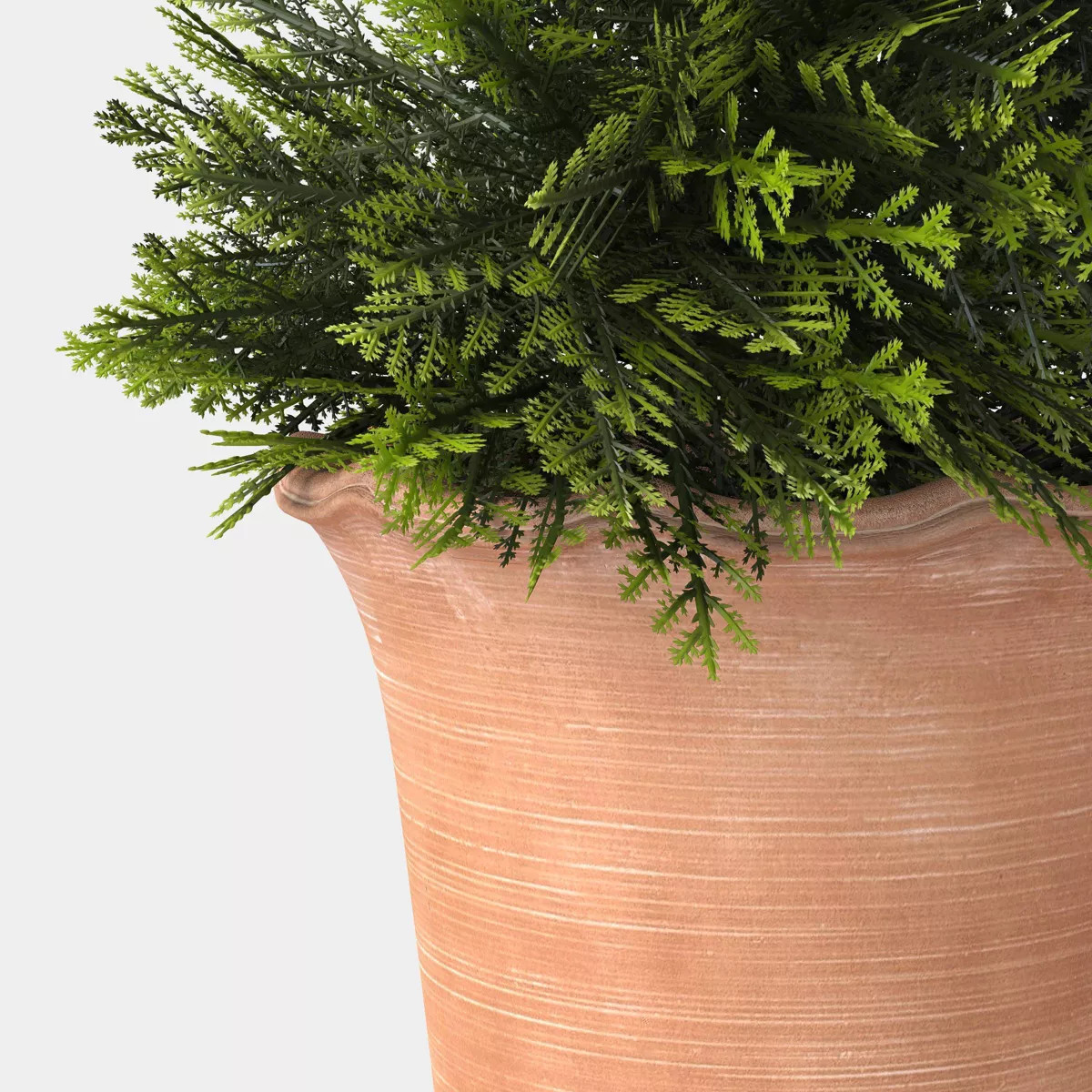 54" Potted Cedar Outdoor Patio Spiral Artificial Plant - Threshold™ designed with Studio McGee | Target