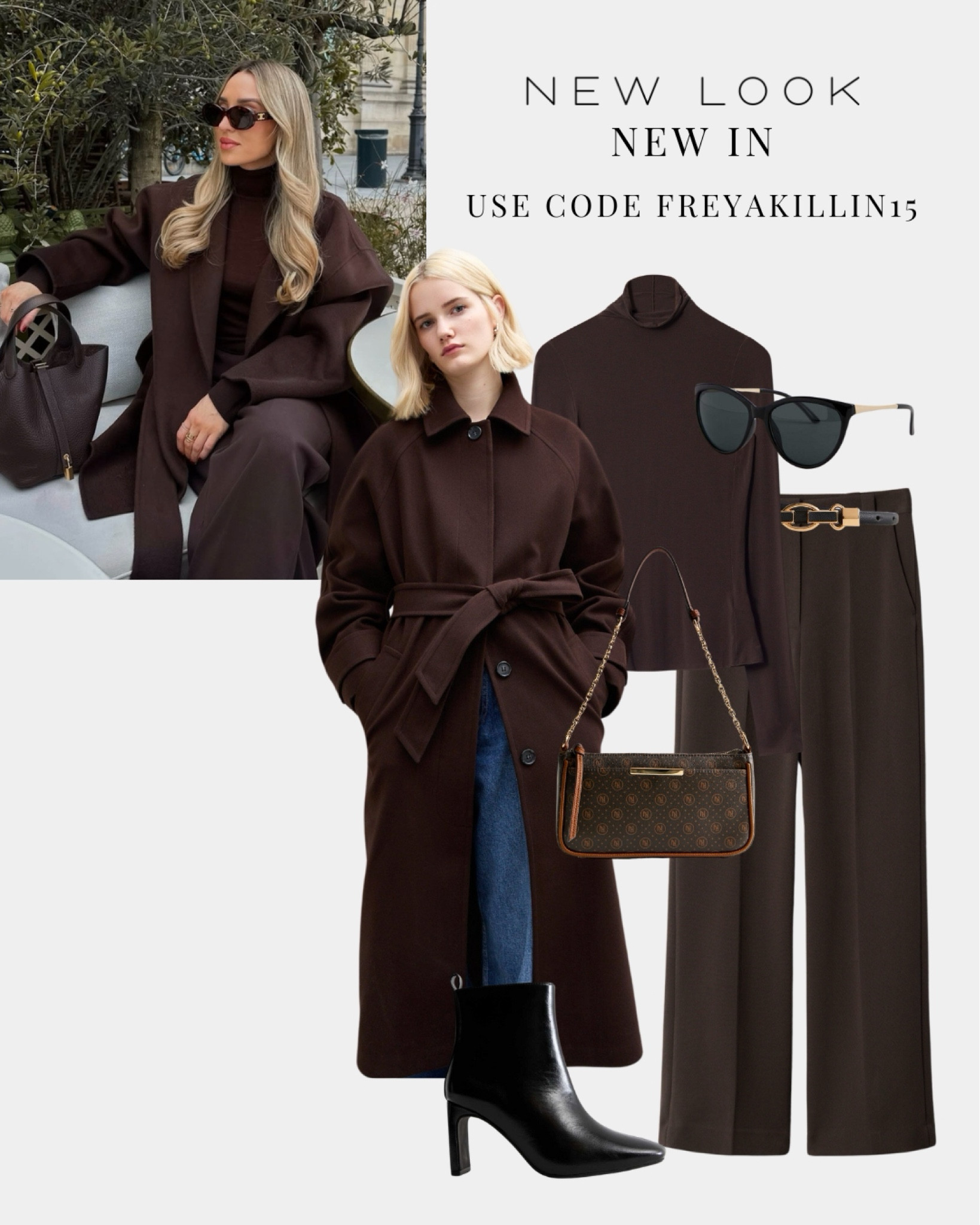 Chocolate brown tailoring winter work office outfit with recreated New Look 🤎 use code FREYAKILLIN15

#LTKworkwear #LTKwinter #LTKstyletip