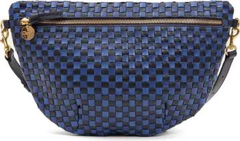 Clare V. Grande Checkerboard Woven Leather Belt Bag | Nordstrom | Nordstrom