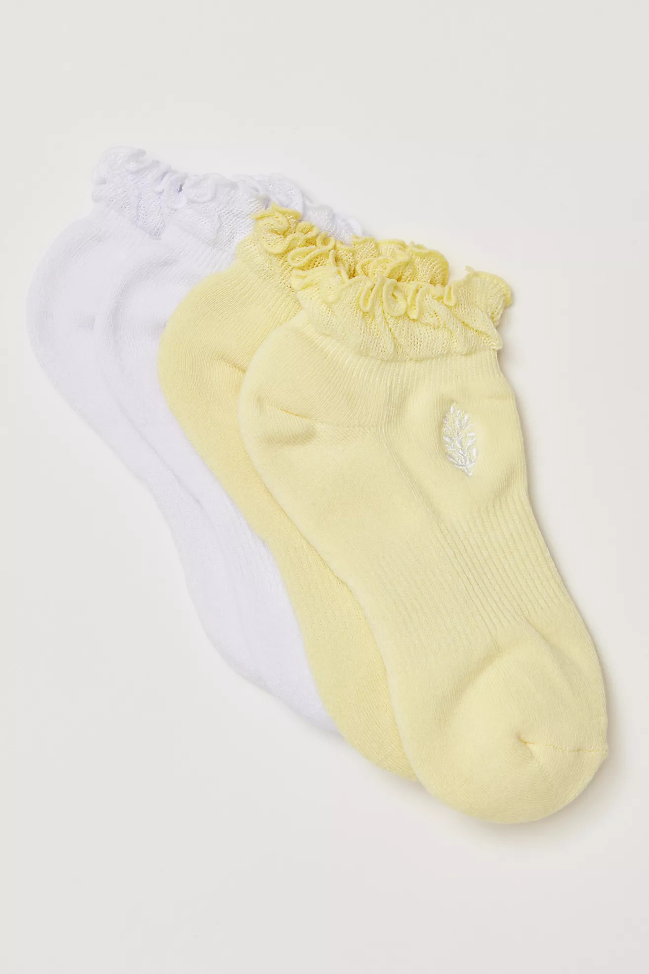 FP Movement Ruffle Sneaker Sock 2-Pack | Free People (Global - UK&FR Excluded)