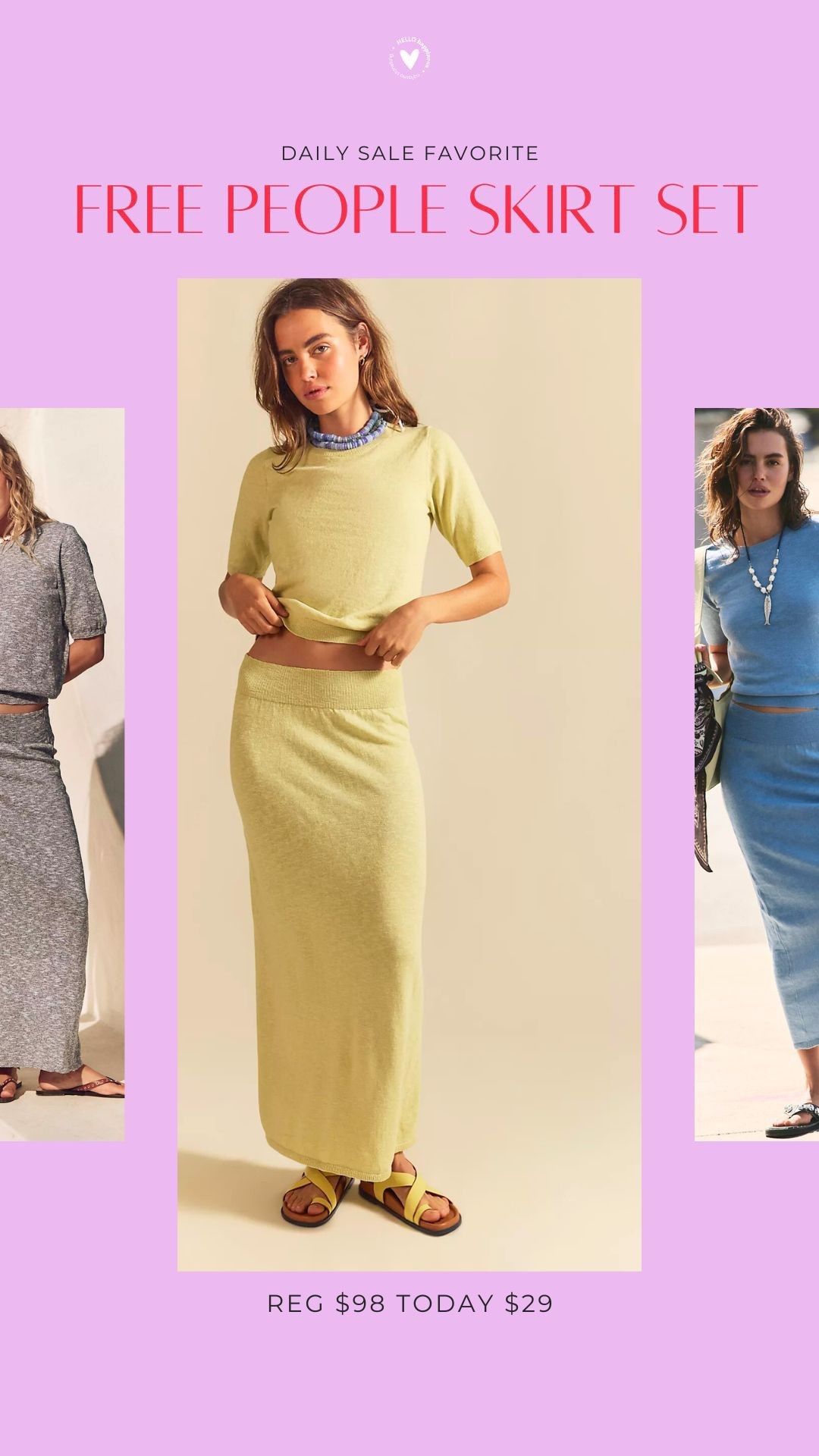 daily sale fav | free people skirt set 

#LTKSaleAlert #LTKSpringSale