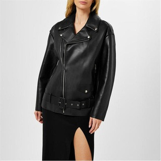 Oversized Leather Aviator | Flannels UK